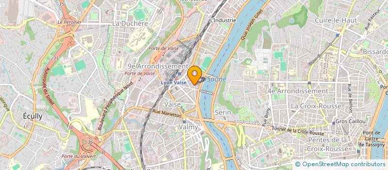 localisation de l'entreprise ART METAL  LYON