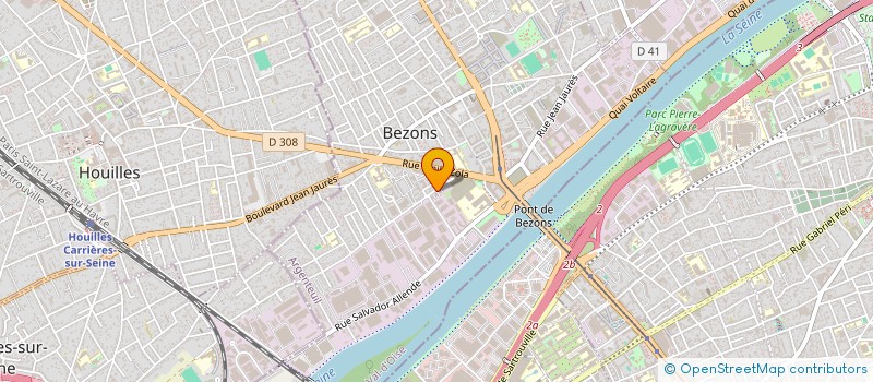 localisation de l'entreprise ART METAL CREATION  BEZONS