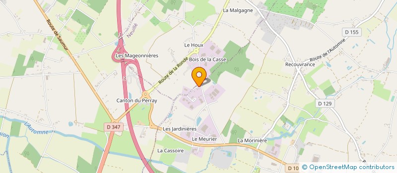 localisation de l'entreprise ART METAL OUEST à ALLONNES