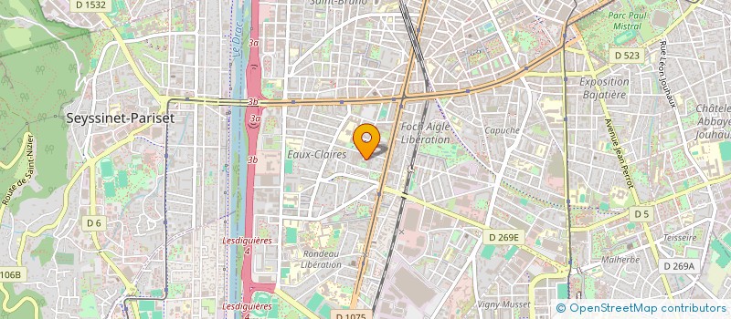 localisation de l'entreprise ART MIXTE  GRENOBLE