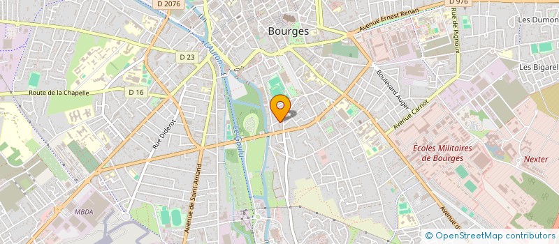 localisation de l'entreprise ART&MIZ  BOURGES