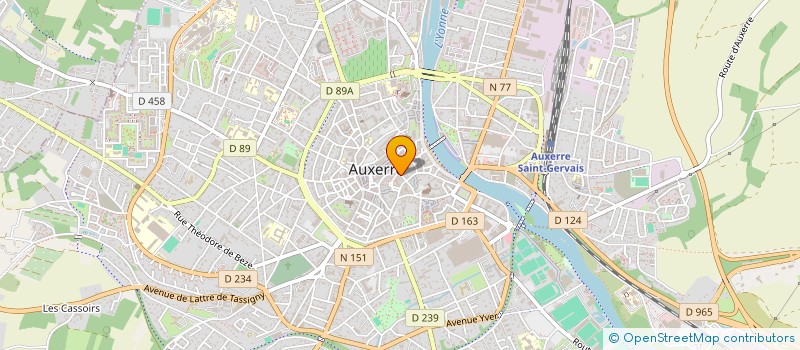 localisation de l'entreprise ART.MODE à AUXERRE