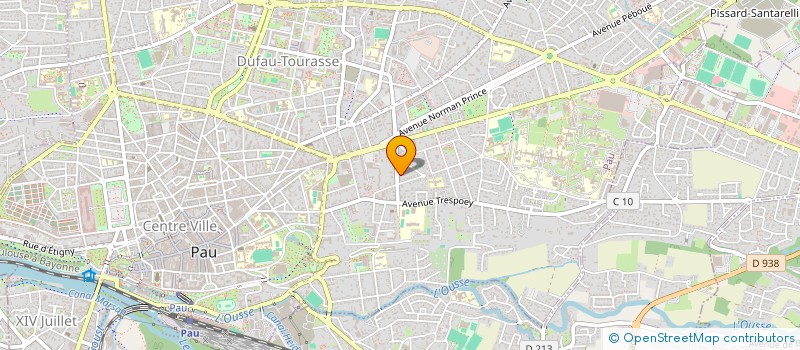 localisation de l'entreprise ART MONIE à PAU