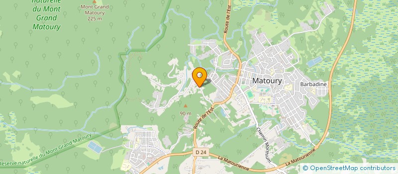 localisation de l'entreprise ART'MOOV  MATOURY