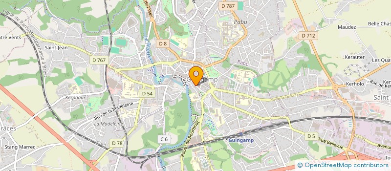 localisation de l'entreprise ART-MORE-INK TATOO  GUINGAMP