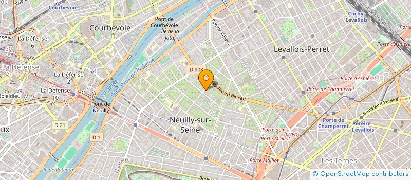 localisation de l'entreprise ART MUSEO à NEUILLY-SUR-SEINE