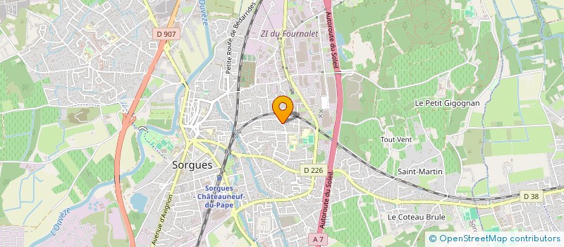 localisation de l'entreprise ART'N'C  SORGUES