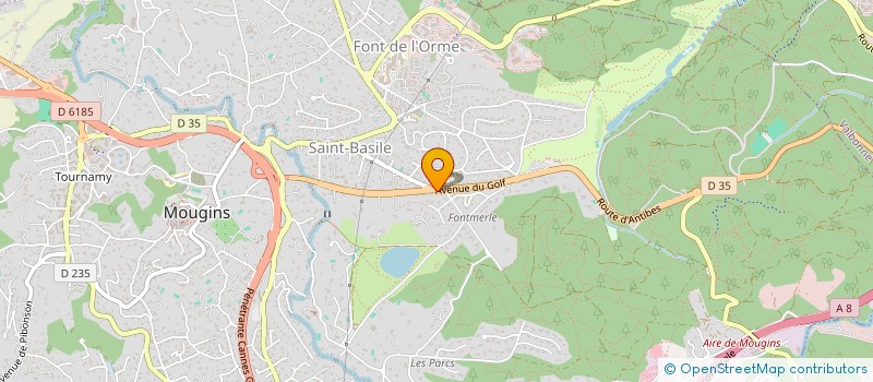 localisation de l'entreprise ART'N FACT LIVING à MOUGINS