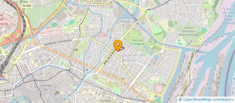 localisation de l'entreprise ART NET à STRASBOURG