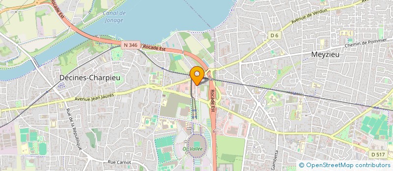 localisation de l'entreprise ART NET  MEYZIEU