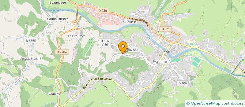 localisation de l'entreprise ART'NET SERVICES  ESPALION