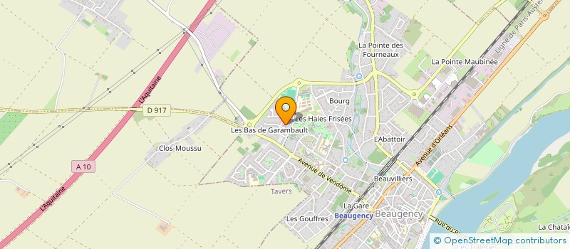 localisation de l'entreprise ART NETT à BEAUGENCY