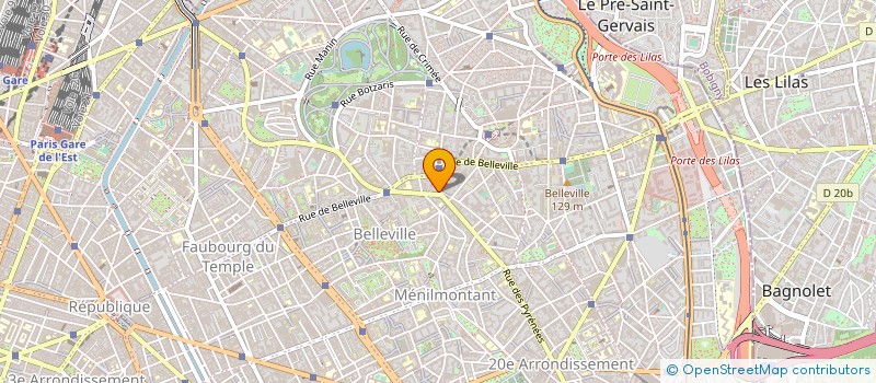 localisation de l'entreprise ART NOUVEAU NOMADE  PARIS