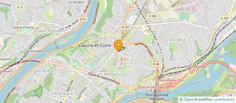 localisation de l'entreprise ART & NOV à CALUIRE-ET-CUIRE