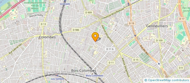 localisation de l'entreprise ART NOVA à BOIS-COLOMBES