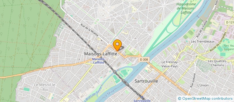 localisation de l'entreprise ART & NUANCE MAISONS LAFFITTE à MAISONS-LAFFITTE