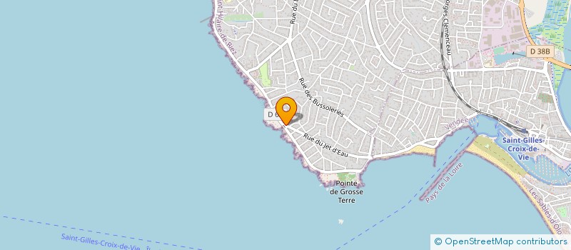 localisation de l'entreprise ART OCEAN PROD  SAINT-HILAIRE-DE-RIEZ