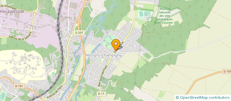 localisation de l'entreprise ART OF WELLNESS  MORIGNY-CHAMPIGNY