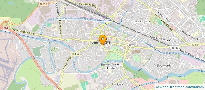 localisation de l'entreprise ART ONGLES ET BEAUTE à SAINT-DIZIER