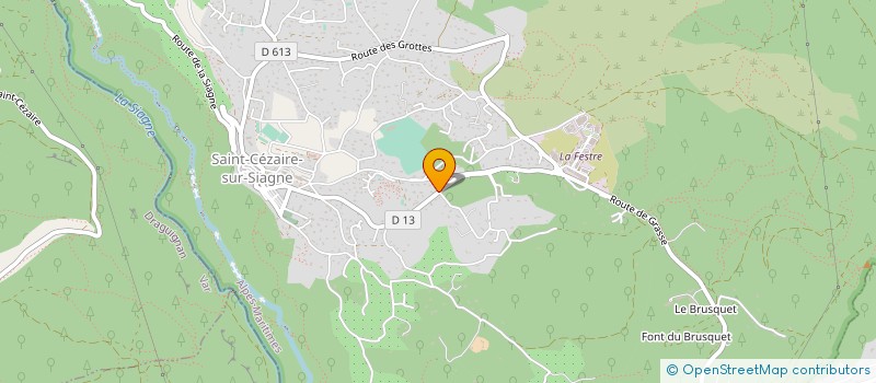 localisation de l'entreprise ART PACA à SAINT-CEZAIRE-SUR-SIAGNE