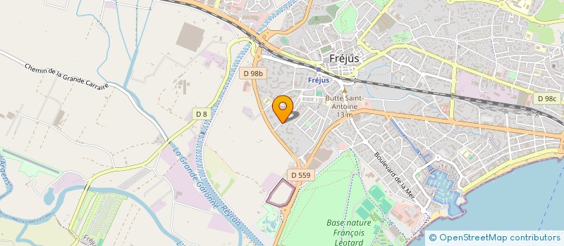 localisation de l'entreprise ART PAINT SUN à FREJUS