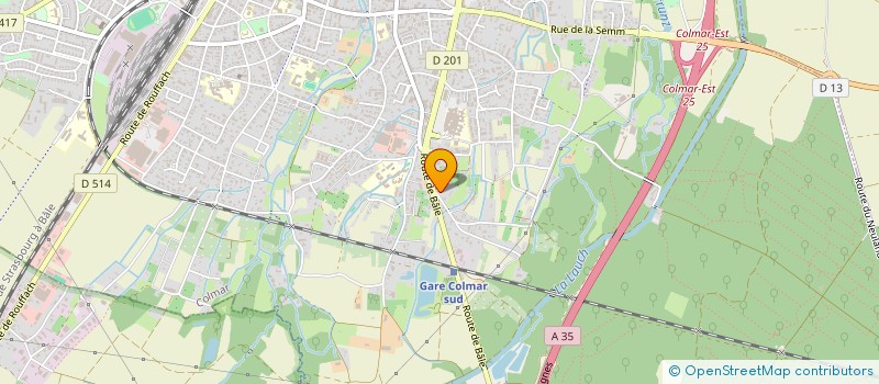 localisation de l'entreprise ART & PARQUET - BAUMGART à COLMAR