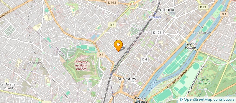 localisation de l'entreprise ART PEINTURE à SURESNES
