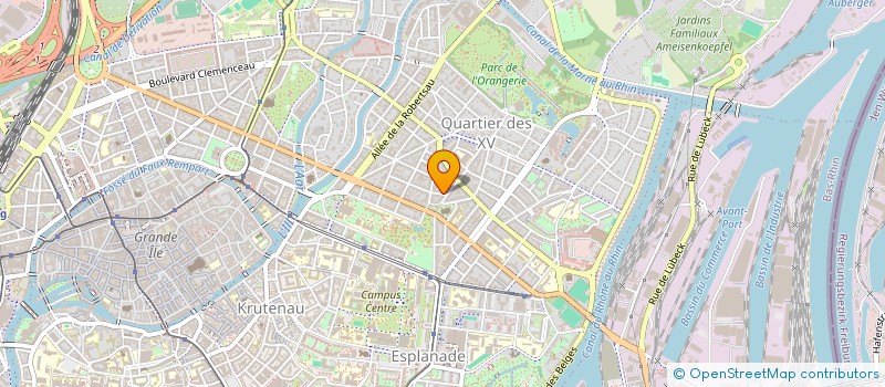 localisation de l'entreprise ART'PEINTURE à STRASBOURG