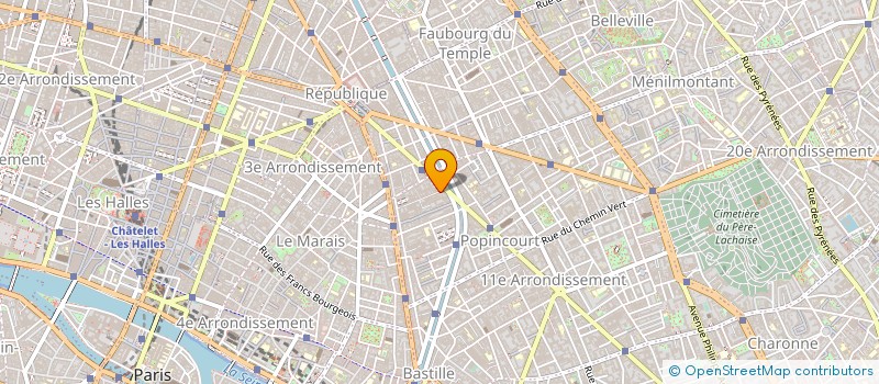 localisation de l'entreprise ART PHOTO PROJECTS  PARIS