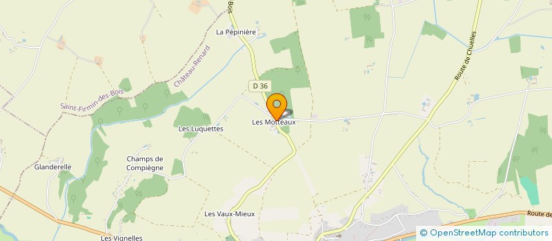 localisation de l'entreprise ART & PIERRE  CHATEAU-RENARD