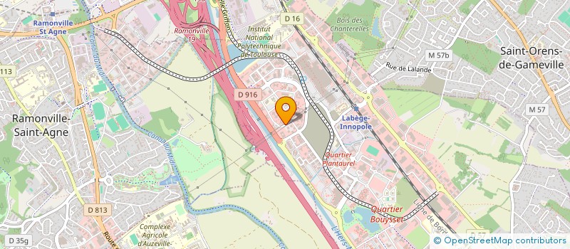localisation de l'entreprise ART PISCINE  LABEGE