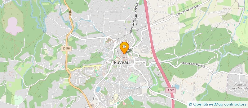 localisation de l'entreprise ART PLACO  FUVEAU