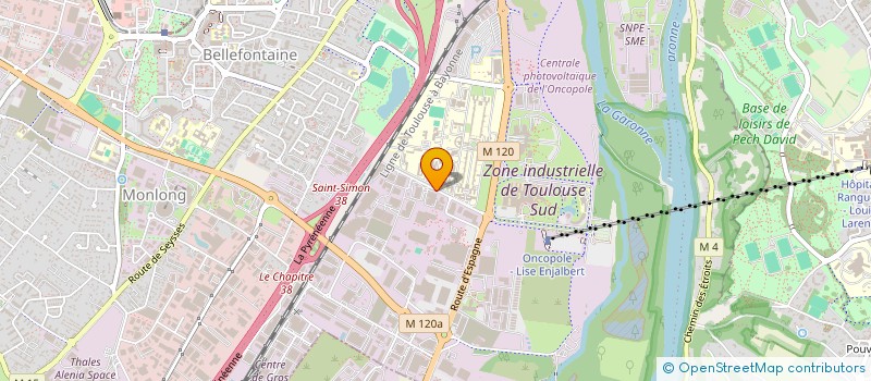 localisation de l'entreprise ART PLAFOND à TOULOUSE