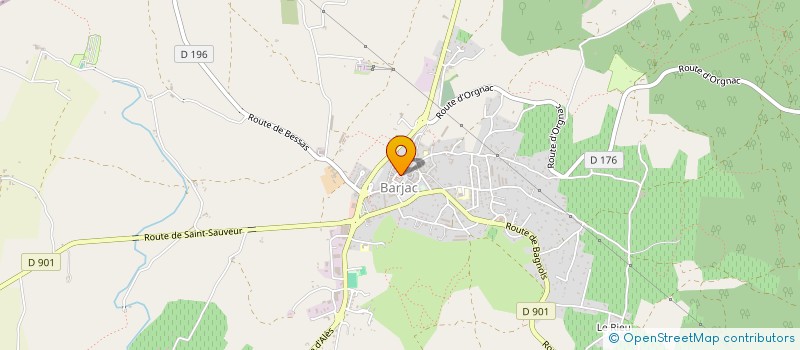 localisation de l'entreprise ART PLAISIR  BARJAC