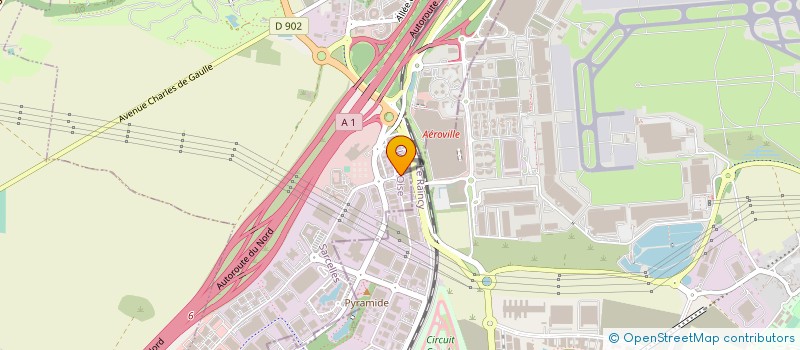 localisation de l'entreprise ART'PLANE  ROISSY-EN-FRANCE