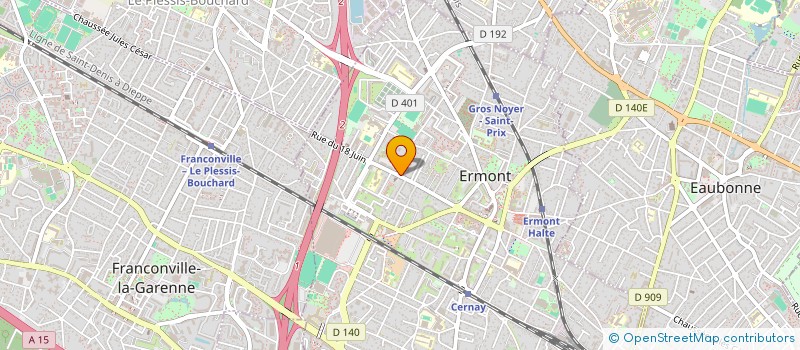 localisation de l'entreprise ART PLANETE ASSOCIATION  ERMONT