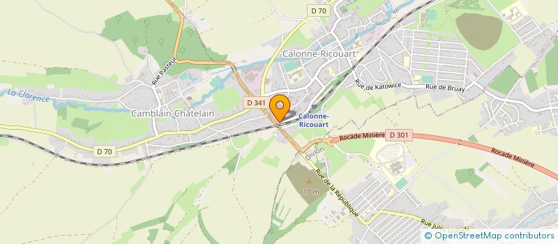 localisation de l'entreprise ART PLAST  CALONNE-RICOUART