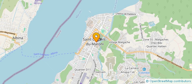 localisation de l'entreprise ART PLURIELLES à SAINT-LAURENT-DU-MARONI