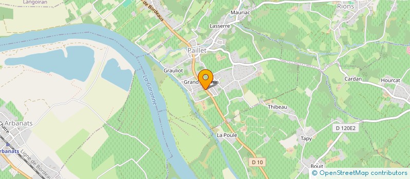 localisation de l'entreprise ART PLUS à PAILLET