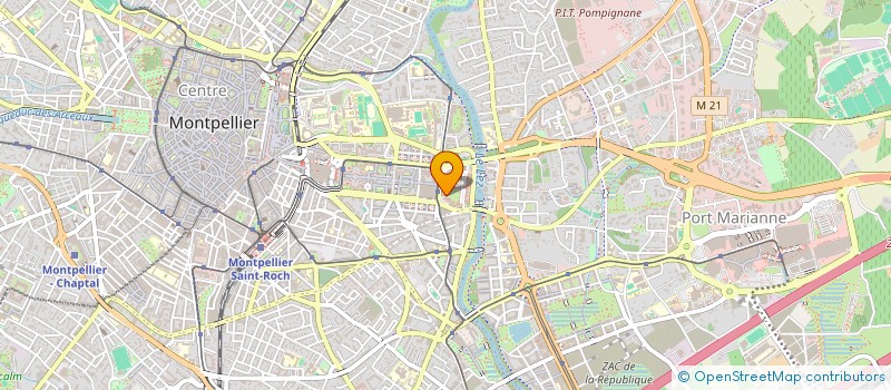 localisation de l'entreprise ART PLUS PLUS à MONTPELLIER