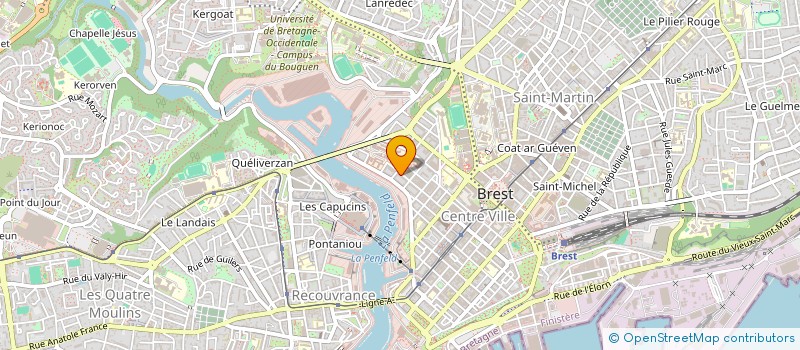 localisation de l'entreprise ART PRENDRE à BREST