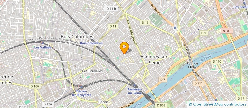 localisation de l'entreprise ART PRINT  ASNIERES-SUR-SEINE