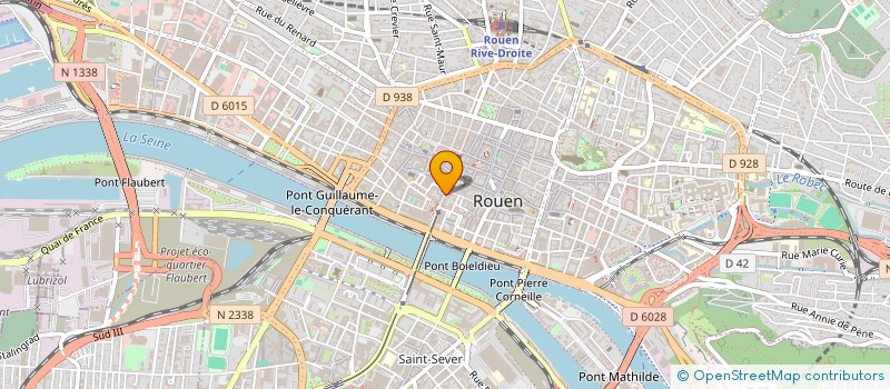 localisation de l'entreprise ART'PROJECT BATIMENT à ROUEN