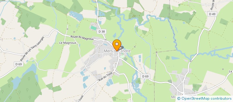 localisation de l'entreprise ART PROJET 36 à MERS-SUR-INDRE