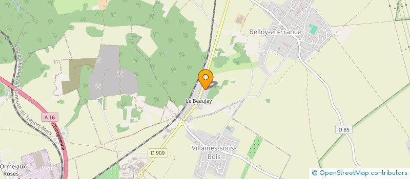 localisation de l'entreprise ART PROTEC à BELLOY-EN-FRANCE