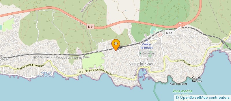 localisation de l'entreprise ART PROVENCE  CARRY-LE-ROUET