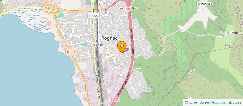 localisation de l'entreprise ART PROVENCE RENOVATION  ROGNAC