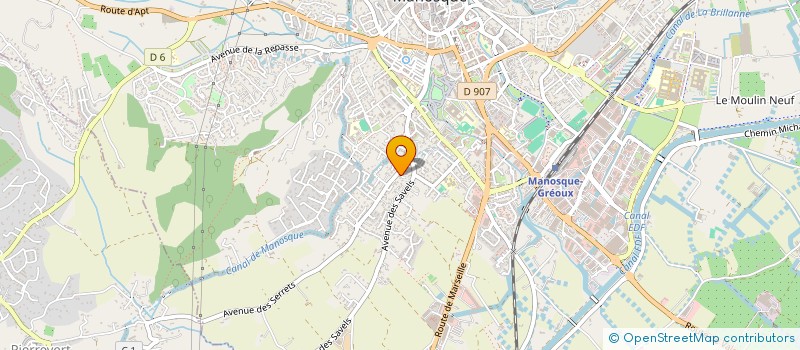 localisation de l'entreprise ART PSYCHO-CORPORELLE RECHERCHE à MANOSQUE