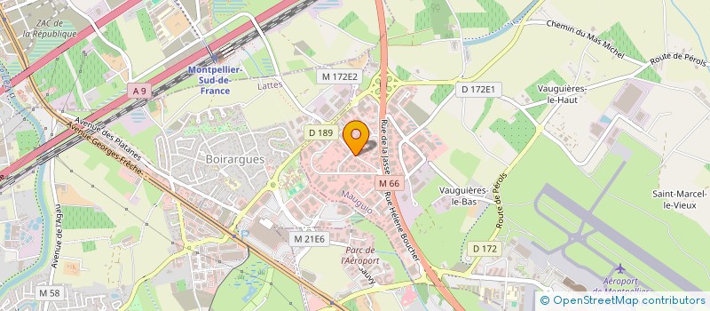 localisation de l'entreprise ART PUB 34 à MAUGUIO