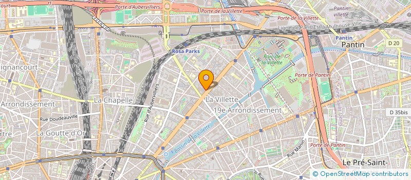 localisation de l'entreprise ART PUB  PARIS